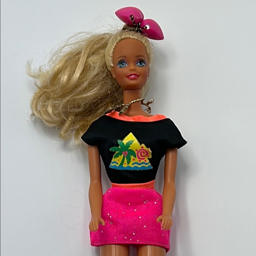 1994 Palm Beach Tropical Splash Aesthetic Blonde Superstar Face 1976 Mattel VTG